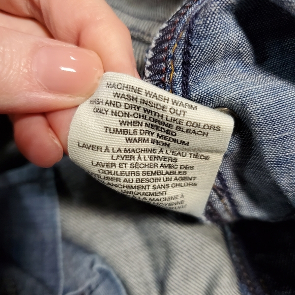 Size 2 Denim Jeans Worn Distressed - Picture 8 of 12